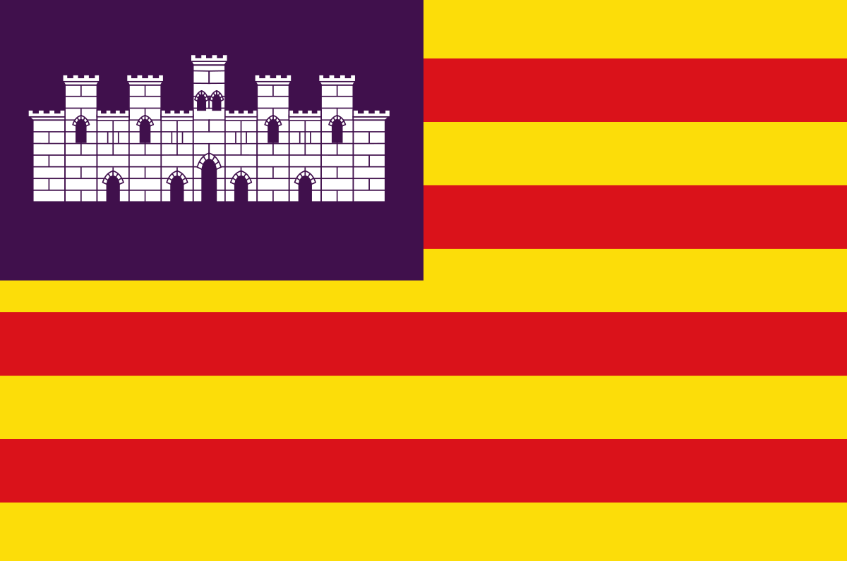 Bandera de las Islas Baleares