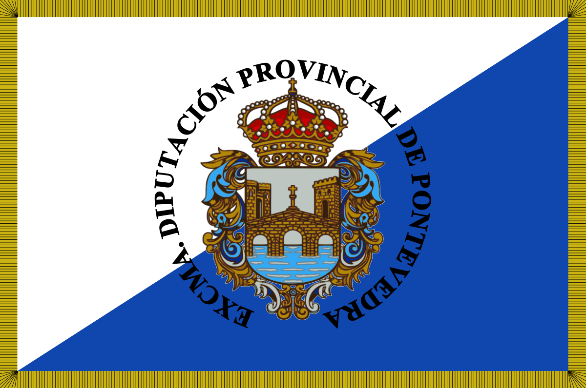 Bandera de la provincia de Pontevedra